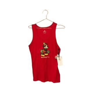 Disney Parks ribbed tank top with Mickey Mouse size XL new with tag